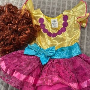 Fancy Nancy Kids Costume with Wig